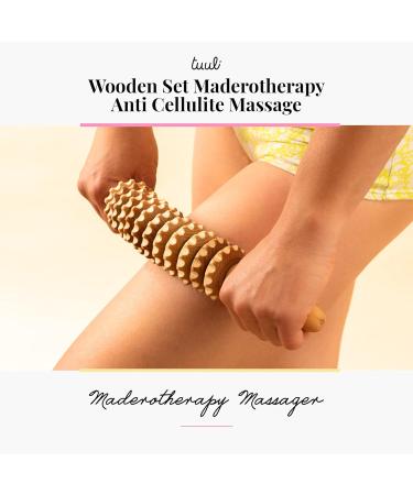 Tuuli Accessories Maderotherapy Wood Set | Massager Roller for Cellulite & Lymphatic Drainage - Buy Online on GoSupps.com