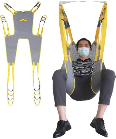 Transfer Nursing Sling Toileting Sling Lifter Equipment with Head Support Bariatric Handicap Lift Sling Universal Lift Sling Transfer Belt - Buy Online on GoSupps.com
