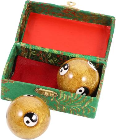 Solustre 10-Piece Massage Ball Set - Hand Exercise & Stress Relief Tools - Metal Rolling Balls for Ultimate Relaxation - Buy Online on GoSupps.com