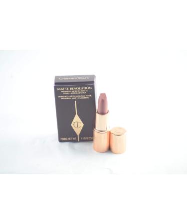 CHARLOTTE TILBURY Matte Revolution Lipstick Pillow Talk Travel Mini Size 0.03 oz