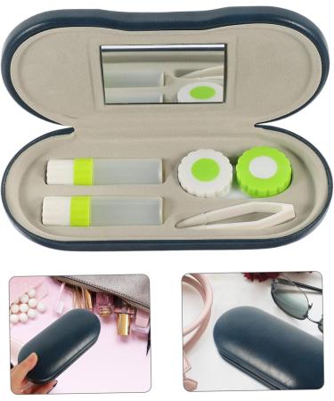 Shop Gatuida Accessories: Double-League Glasses Case Set - Protective Contact Lens & Reading Glasses Case for Travel - Premium PU Quality - Buy Online on GoSupps.com