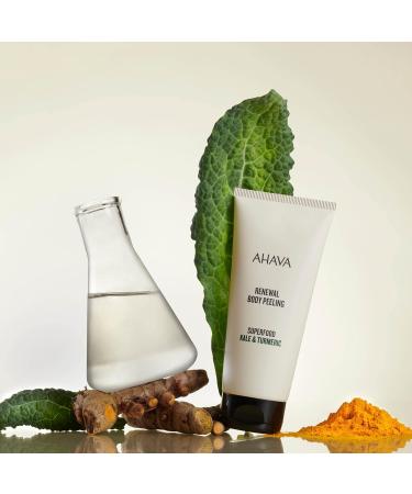 Ahava Renewal Body Peeling with Kale & Turmeric - 200 ml | Revitalize Your Skin's Youthful Radiance - International Shipping Available - Buy Online on GoSupps.com