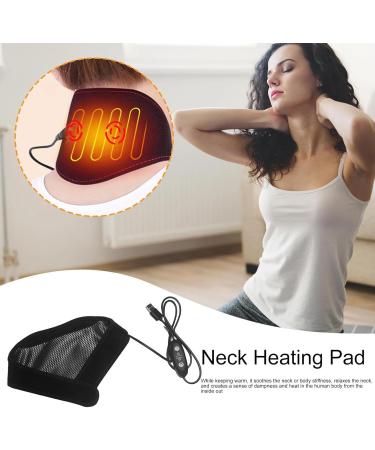 Moonyan Electric Neck Heating Pillow USB Heated Neck Wrap with 5 Adjustable Temperature Settings | Washable Thermal Compression for Stiffness Relief - Buy Online on GoSupps.com