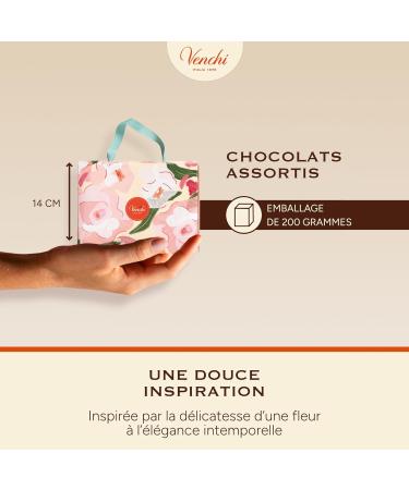 Venchi - Petit Sac Cadeau Camelia 17 Petits ufs au Chocolat aux Fruits Secs Entiers 200 Gr Sans Gluten Collection Printemps Venchi Id e Cadeau Mini Sac - Buy Online on GoSupps.com