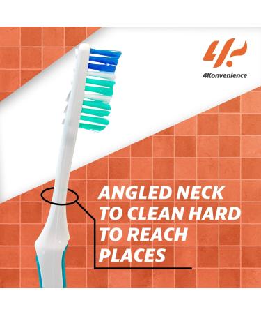 Reach Advanced Design Soft Bristle Toothbrush 3 Pack - 21 Count for Optimal Cleaning & Hygiene - Buy Online on GoSupps.com