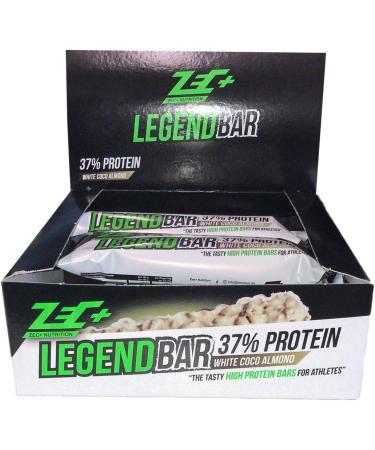 ZEC+ Nutrition Legend Protein Bar - Coconut Almond Flavor 12 Bars (840g) 37% Protein & Amino Acids - Buy Now! - Buy Online on GoSupps.com