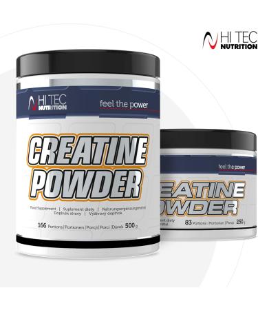 Hi Tec Nutrition 100% Pure Creatine Monohydrate with B Vitamins | Muscle Growth & Physical Exertion | 250g Natural Powder - Buy Online on GoSupps.com