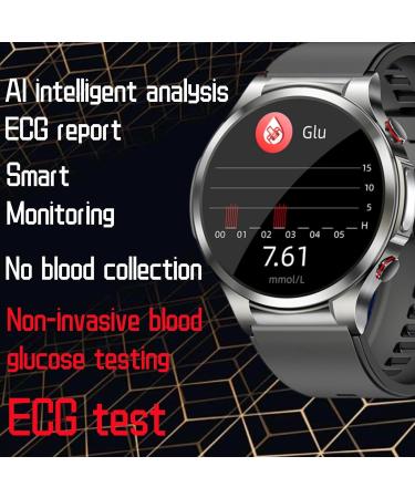 OWKAY Smart Watch: Non-Invasive Blood Glucose Test, 30+ Sport Modes, IP68 Waterproof - Gray - Buy Online on GoSupps.com