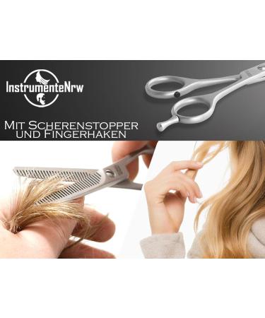Effy Solingen Haircoat Scissors - Sharp Dual Tooth Hair Cutting & Thinning Scissors (13.97 cm) | Premium Stainless Steel Made in Germany - Buy Online on GoSupps.com
