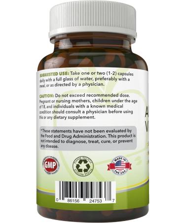 Apple Cider Vinegar 1500mg Extra Strength - 120 Capsules, Non-GMO, Vegetarian - Pack of 1 - Buy Online on GoSupps.com