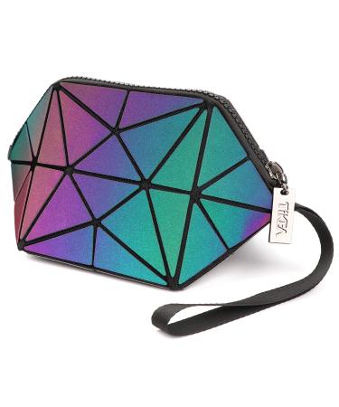 Tikea make -up bag - cosmetic small make -up bag cosmetic case make -up handbag cultural bag cosmetic organizer storage clutch printed mandala or boho bright make -up bag