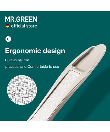 MR.GREEN Slanted Edge Nail Cutting Clippers Cuticle Nippers Tool Stainless Steel Dead Skin Oblique Tip Trimmer Manicure Scissors (Mr-1115(Large)) - Buy Online on GoSupps.com