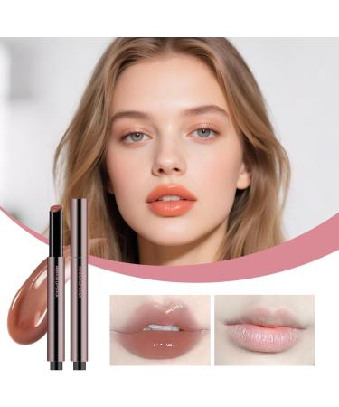  Filvczt Jelly lipstick gloss mirror lip gloss deep moisturizing glossy finish and smooth application 1.8g for women dating evening wedding parties - Buy Online on GoSupps.com