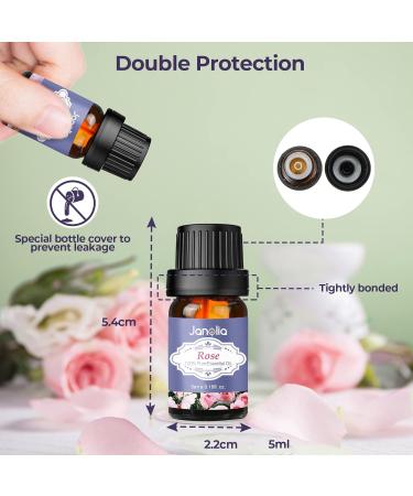 Janolia Essential Oils Set - 20 Pure Fragrance Oils for Diffusers | Natural Aroma Relaxation & Perfect Gift for Family & Friends - Buy Online on GoSupps.com