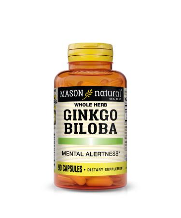 Mason Vitamins Gingko Biloba Capsules 90 Count