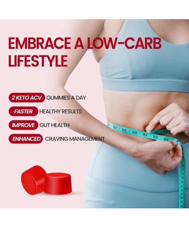 Buy Advanced Keto ACV Gummies - 1500mg Organic Apple Cider Vinegar Vegan Gluten-Free - Boost Metabolism & Energy - 60 Count Made in USA - Buy Online on GoSupps.com