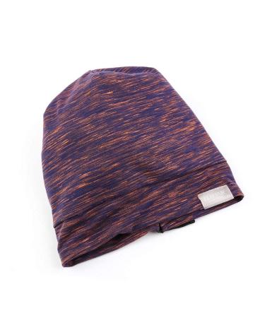 Kids Silky Lined Satin Sleep Cap - Adjustable Elastic Band for Natural Curly Hair - Rose Violet - Buy Online on GoSupps.com