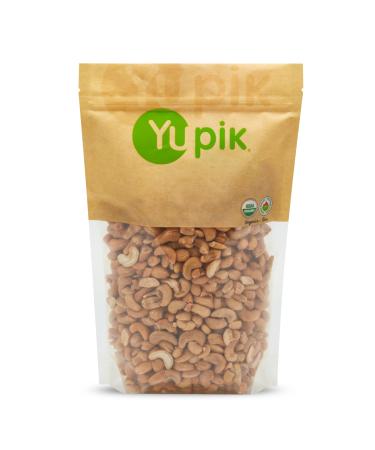 Yupik Organic Dry Roasted Cashews with Sea Salt 1 kg Kosher Gluten-Free Non-GMO Vegan Seasoned Nuts Lightly Salted & Roasted Oil-Free Source of Protein & Iron Savory Snacks 1 kg (Pack of 1)