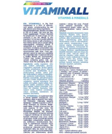 ALLNUTRITION Vitaminall Vitamins & Minerals - Multivitamin Minerals Magnesium Vitamin CEDB 6 B12 Iron Zinc - Food Supplement 20 Tablets - Buy Online on GoSupps.com
