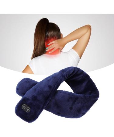 Dioche USB Heating Scarf - Soft & Warm Pain Relief Neck Wrap with Vibration Massage for Adults & Seniors - Buy Online on GoSupps.com