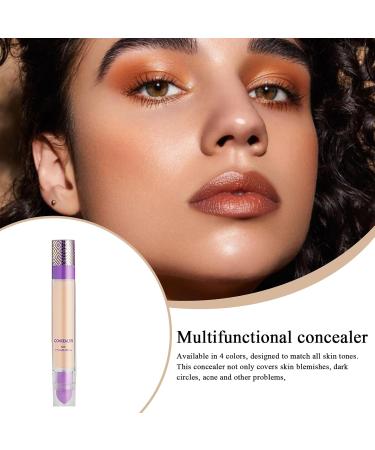 Cream Concealer Full Coverage 4in1 Full Coverage Corrector Waterproof Long Lasting 75ml Moisturizing CC Cream for Radiant Bright Natural Finish - Buy Online on GoSupps.com