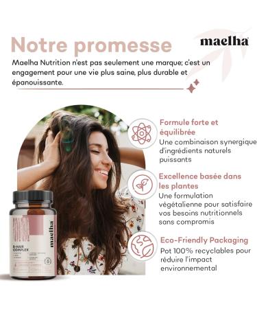B-Hair Complex | Compl ment base de biotine et de vitamine B pour les cheveux | 90 capsules | 100% v g talien - Buy Online on GoSupps.com