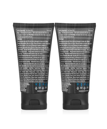 Every Man Jack Men's Mineral Face Lotion SPF 30 Sunscreen - 2FL Oz 2 Pack - Buy Online on GoSupps.com