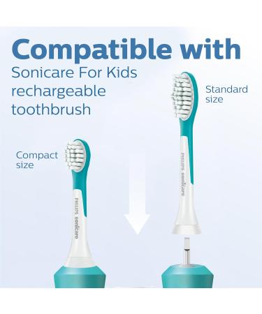 Philips Sonicare For Kids Replacement Brush Heads 2 Pack HX6042/94 Regular - Buy Online on GoSupps.com