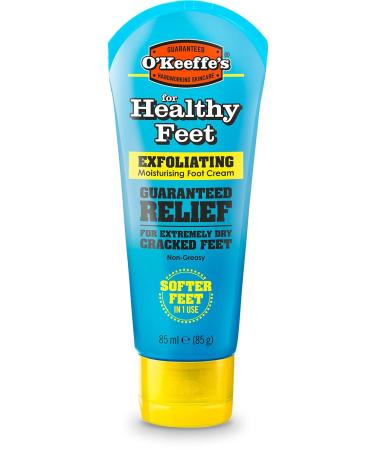 O'Keeffe's Healthy Feet Peeling & Twin Pack - 80 ml + 85 g | Best Moisturizer for Dry Cracked Feet - International Shipping Available - Buy Online on GoSupps.com