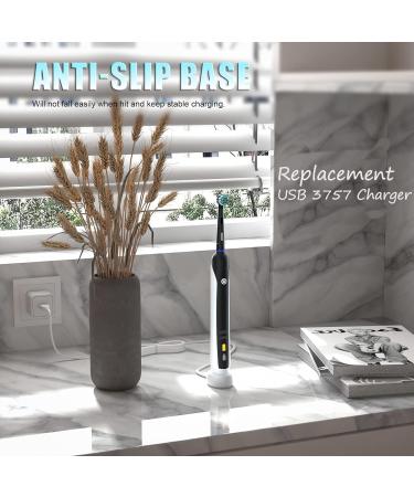 USB Electric Toothbrush Charger for Braun Oral-B 3757 | Waterproof Inductive Charging Base - Portable & Ideal for Travel - Buy Online on GoSupps.com