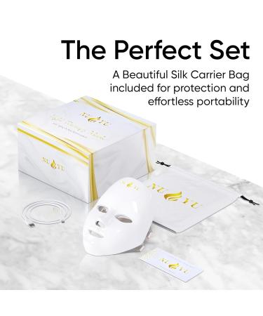 LED Mask Light Therapy - 7 Color Wireless Device for Anti-Aging Wrinkles Breakouts & Pigmentation - Home Skincare Blue Red Light Therapy - Buy Online on GoSupps.com