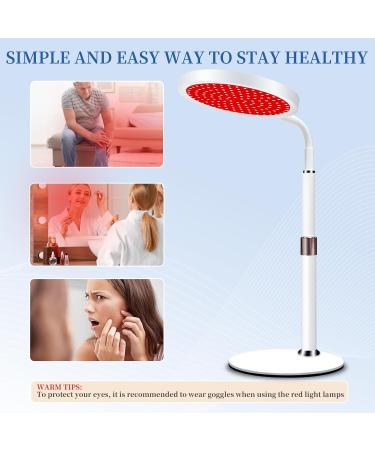 Red Light Lamp with Base Red Light with Timer Adjustable Angle & Brightness & Height Red Lamp at Home and Office - Buy Online on GoSupps.com