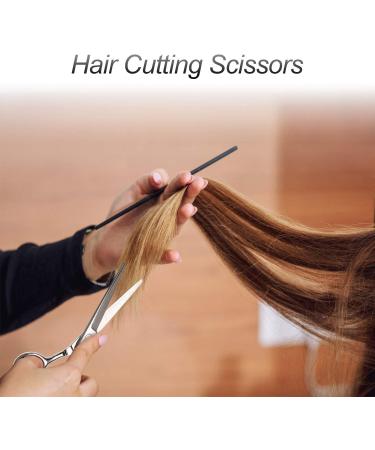 Ciicii Professional Hair Cutting Scissors Set - Premium Hairdressing Scissors for Men Women Pets | Silver Salon Scissors for Family Hairdressers - Buy Online on GoSupps.com