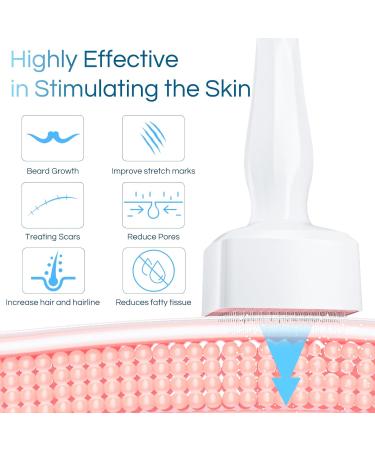 Dr.roller Derma Stamp Adjustable Microneedling Stamp Pen 0-3mm with 140 Titanium Pins Professional Dermastamp Microneedling Pen Derma Pen Derma Roller Hair Beard Growth for Men and Women - Buy Online on GoSupps.com