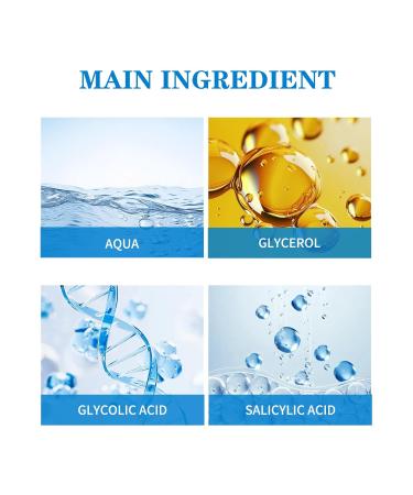 Glycolic Acid Pads 2PCS 10% Advanced Pure Glycolic Acid & 2% Salicylic Acid Exfoliating Peel 80 Pads for Face with Deep Cleaning Effect Reduces Blackheads Keeps Skin Smooth - Buy Online on GoSupps.com