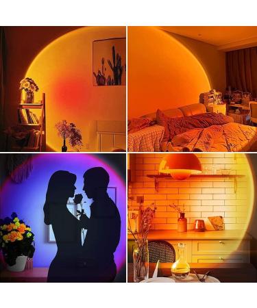 16 Colors Sunset Lamp - USB Sun Lamp with Remote Control | 180 Rotatable LED Projector for Selfies Parties & Decorations - Buy Online on GoSupps.com