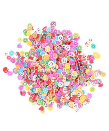 Mipcase 5000pcs Fruit Slices Diy Craft Slices 3d Polymer Slices Homemade Stickers Fruit Slice Pops Clay Fruit Slice Scrapbooking Slices Homemade Ornaments Nail Decorations
