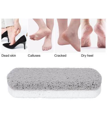 Premium Double-Sided Foot Pumice Stone Effective Callus Remover & Exfoliating Pedicure Tool for Smooth Feet (Gray White) | International Shipping - Buy Online on GoSupps.com