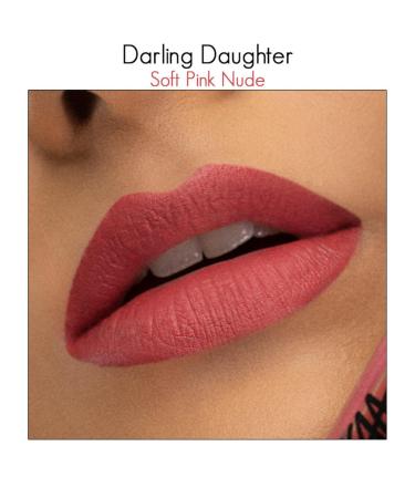 All Day Matte Liquid Lipstick - Darling Daughter 0.07 oz | Soft Pink Nude - Waterproof & Transfer-Proof - Enriched with Vitamin E for Long-Lasting Wear - Buy Online on GoSupps.com