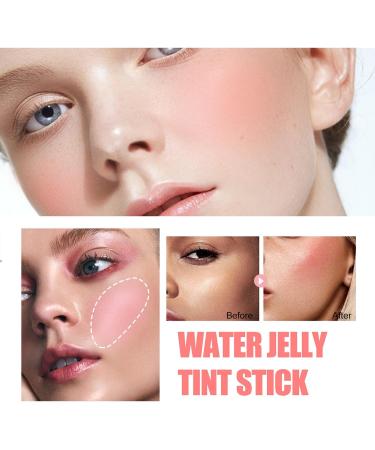 Water Jelly Tint Stick Blush lip gloss stick Milk Cooling Water Jelly Tint Lip Gloss Sheer Lip & Cheek Stain Milk Jelly Tint Jelly Blush Stick Long Lasting Jelly Texture Moisturising (#3 Red) - Buy Online on GoSupps.com