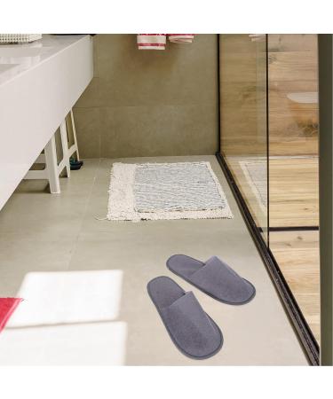 Amosfun Spa Slippers 8 Pairs Non-Slip Disposable Bath Sandals - Men's Women's Indoor Shower Slippers (Random Color) - Buy Online on GoSupps.com
