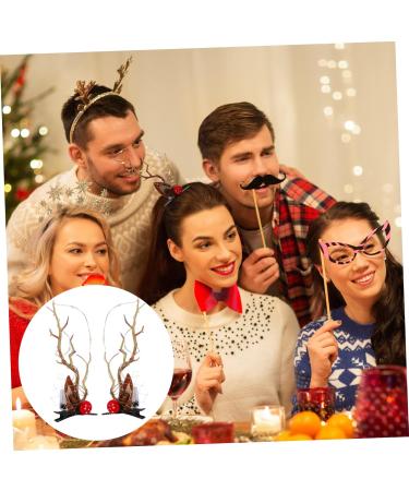 FOMIYES 3 Pairs Luminous Antler Hair Clip Deer Antler Hair Clips Reindeer Antlers Xmas Hairpins Christmas Hair Accessories Girls Dresses Hair Volume Clip Xmas Hair Clips Pp Halloween Elk - Buy Online on GoSupps.com