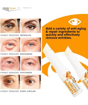 Turmeric & Retinol Eye Cream Firming Eye Cream Eye Cream Turmeric Eye Cream Lightens Dark Circles Reduces Fine Lines - Buy Online on GoSupps.com
