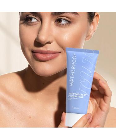 BommFu Natural Liquid Fondation Long Lasting Full Coverage Liquid Concealer For WomenFace Care Cosmetics for Daily Use Travel and Leisure 02 natural - Buy Online on GoSupps.com