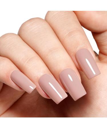 AILLSA Nude Gel Nail Polish 15 ML - Pink Nude Light Varnish for Salon & Home Use - Buy Online on GoSupps.com