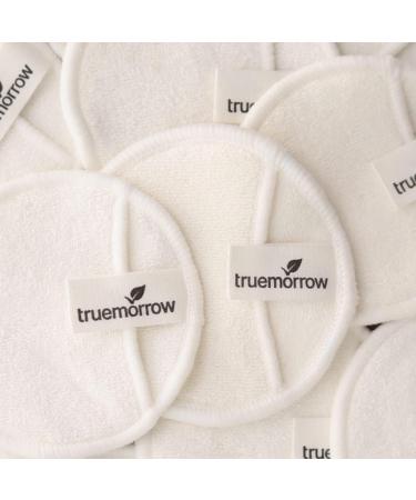 Truemorrow Washable Sminking Pads | 10 Reusable Cotton Makeup Pads & Bamboo Box | Eco-Friendly & Super Soft for All Skin Types - Buy Online on GoSupps.com