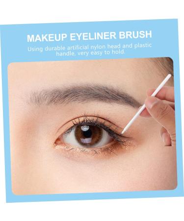 BIUDECO 200 Pcs Disposable Eyeliner Brush Precise Eyeliner Brush Liquid Eyeliner Cosmetic Make up Kit White - Buy Online on GoSupps.com