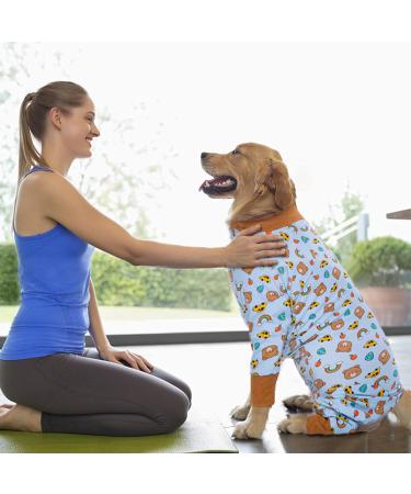 YeaPeeto One-Divider for Dogs - Relaxation Pajamas for Large & Medium Dogs | Anti-Lick Wound Protection Hair Loss Relief Cone Alternative (6XL Bear) - Buy Online on GoSupps.com