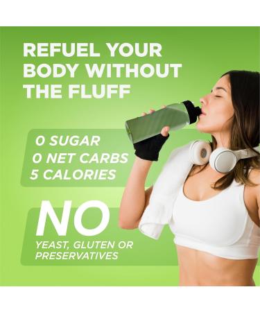 Keto Vitals Keto Electrolytes Plus Greens Superfood Powder Packets - 30 Servings Super Greens Powder Packets with Sugar Free Electrolytes for Hydration Gut Health & Digestion - Green Drink Mix Greens+Electrolytes 30 Servin  - Buy Online on GoSupps.com