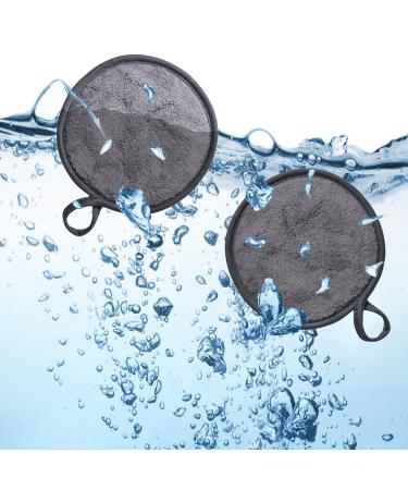 Large Reusable Makeup Remover Pads - Soft Microfiber Face Cloths 12 Pack with Laundry Bag 5 Inch Washable Premium Cleaning Pads - Buy Online on GoSupps.com